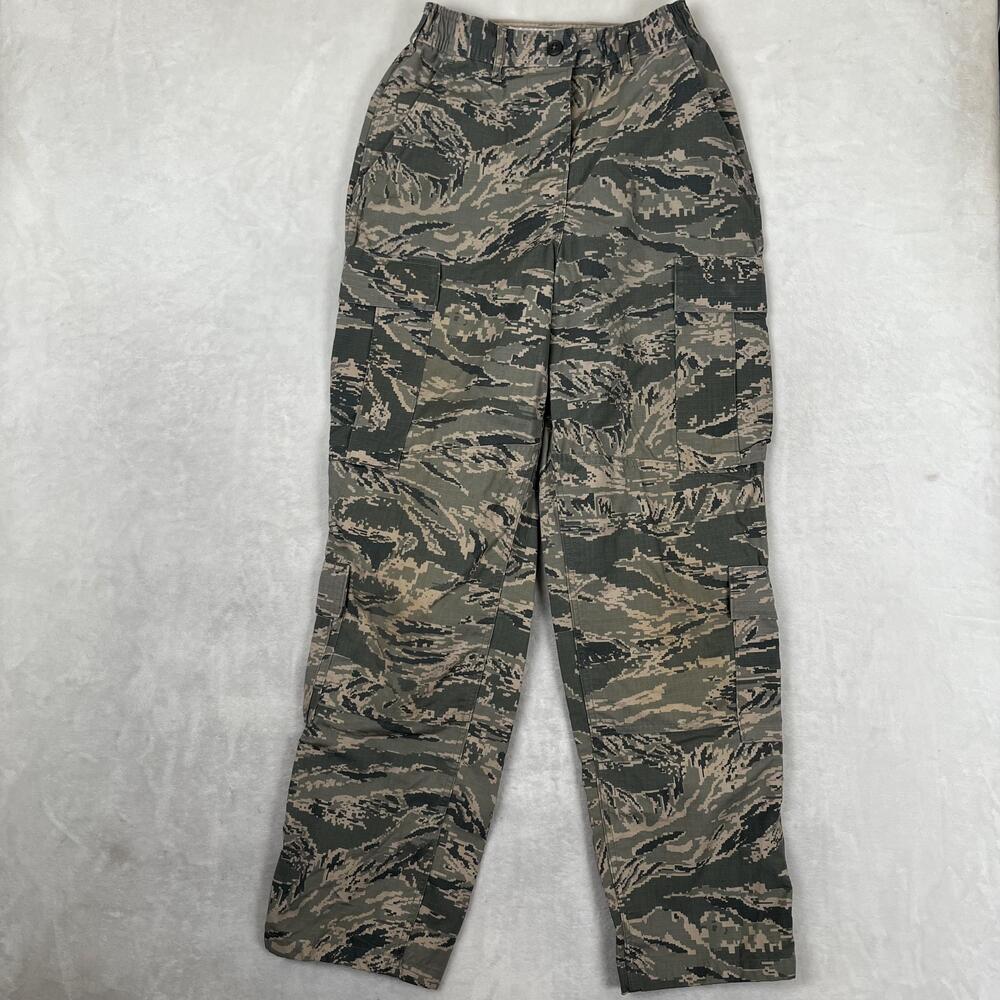 U.S. Air Force Cargo Pants Womens 8R Green Digital Camo Tactical Utility Ripstop